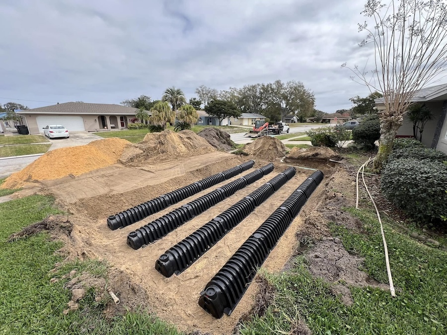 Drain Field Line Replacement in Golden Oak, FL