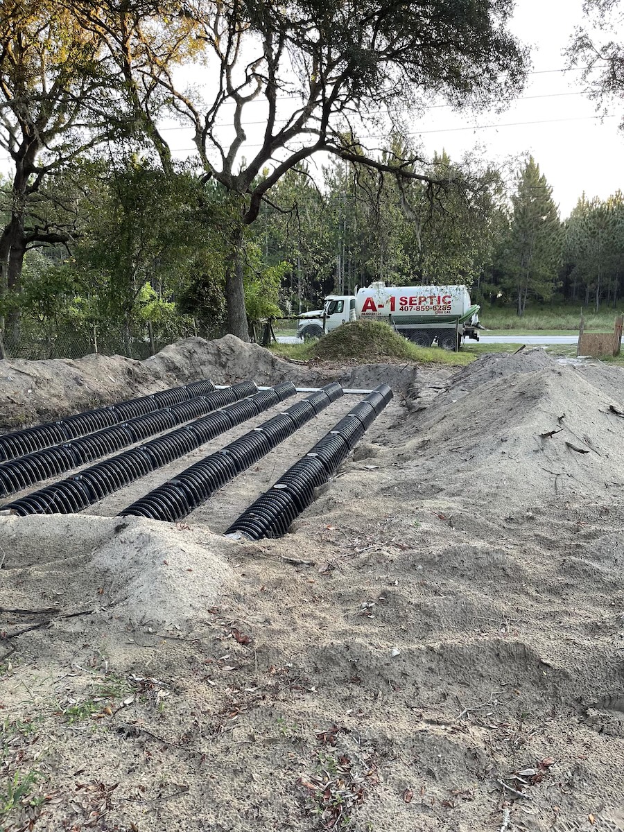 Drain Field Line Replacement in Maitland, FL